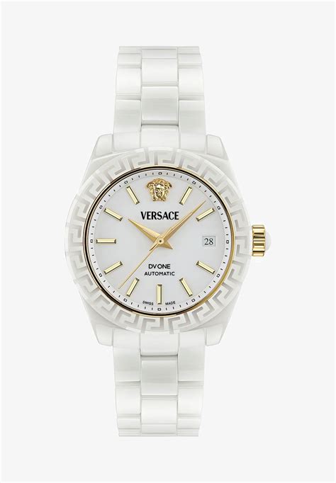 versace white ceramic watch